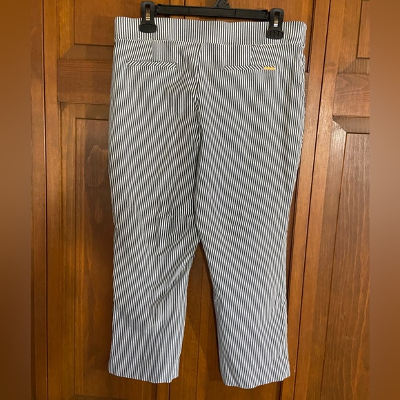 ANNE KLEIN STRIPED CAPRI’S SIZE 12 - Picture 6 of 15